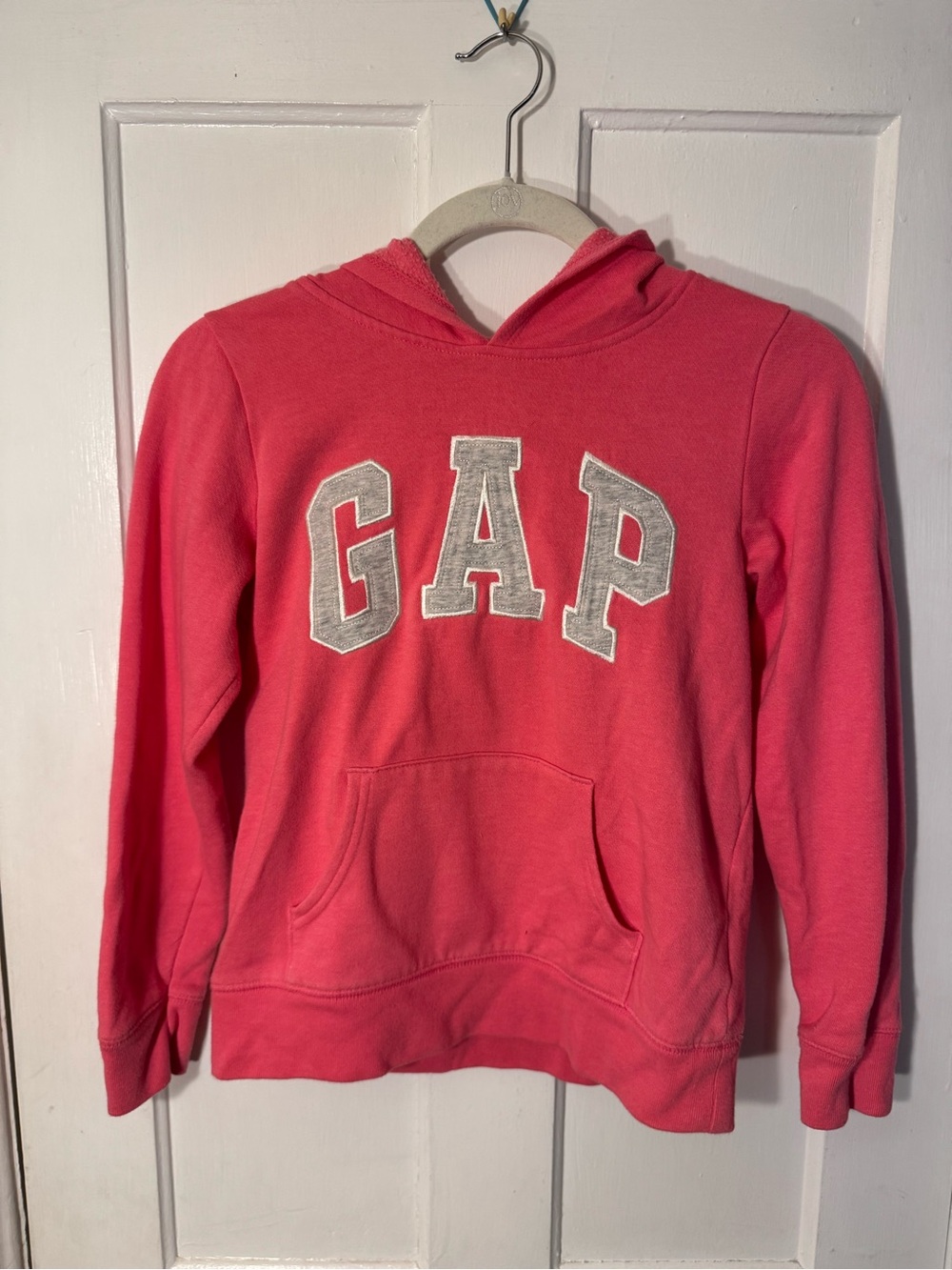 GAP Girls Pink Hooded Sweatshirt with GAP Logo, XL / 12